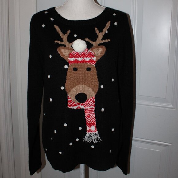 Karen Scott Vintage Ugly Christmas Holiday Sweater - Picture 2 of 4